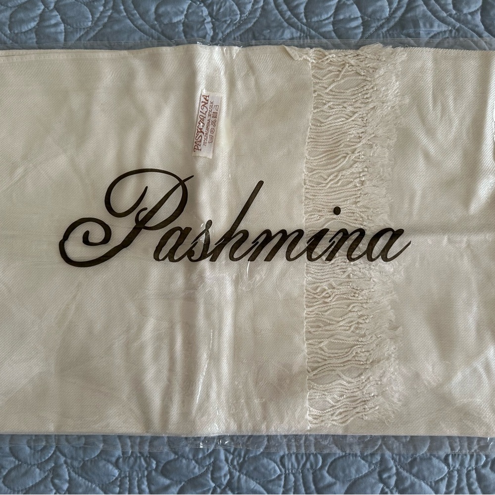 Pashmina Cream Scarf